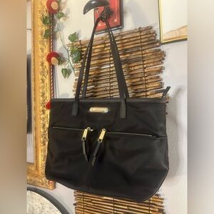 MICHAEL Michael Kors Purse, black and gold tone